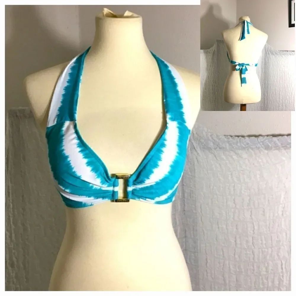 Lauren Ralph Lauren Tie Dye Bikini Top Size 8